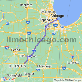 Travel from Mc Lean to Chicago Loop Limousine service to Chicago Loop