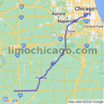 Travel from Secor to Midway airport Limousine service to Midway airport (MDW)