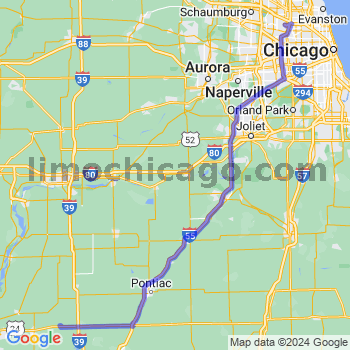 Travel from Secor to O'Hare airport Limousine service to O'Hare airport (ORD)