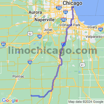 Limousine service to Chicago Loop