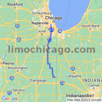 Travel from Alvin to Midway airport Limousine service to Midway airport (MDW)