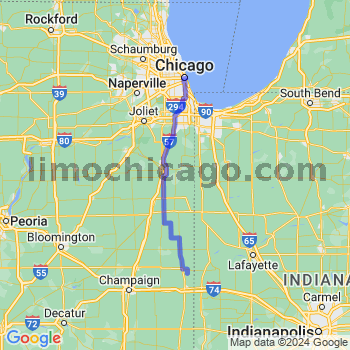 Travel from Bismarck to Chicago Loop Limousine service to Chicago Loop