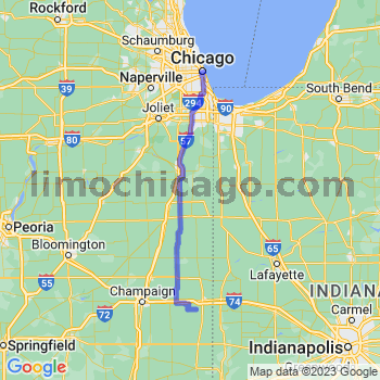 Limousine service to Chicago Loop