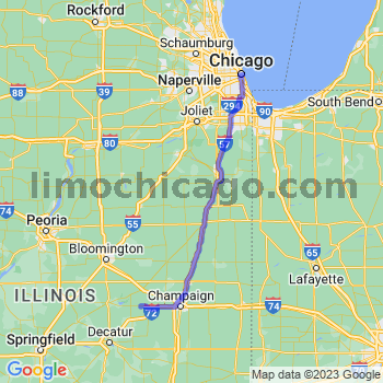 Limousine service to Chicago Loop