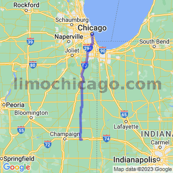 Limousine service to Chicago Loop