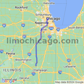 Travel from Foosland to O'Hare airport Limousine service to O'Hare airport (ORD)