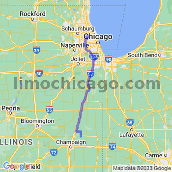 Limousine service to O'Hare airport (ORD)