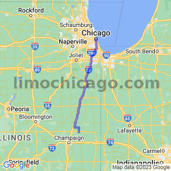 Limousine service to Chicago Loop