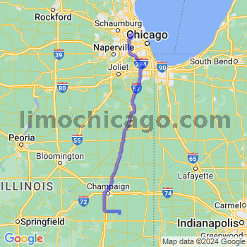 Travel from Longview to O'Hare airport Limousine service to O'Hare airport (ORD)