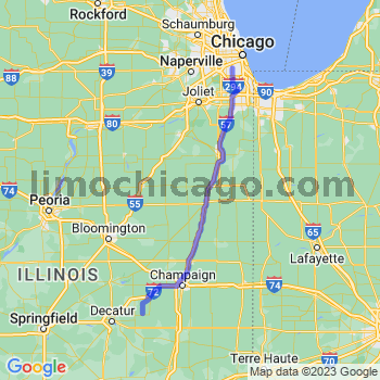Travel from Milmine to Midway airport Limousine service to Midway airport (MDW)