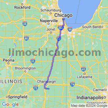 Limousine service to Chicago Loop