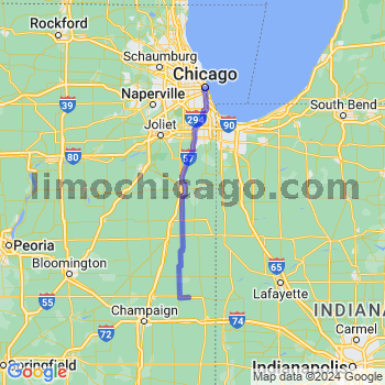Travel from Potomac to Chicago Loop Limousine service to Chicago Loop
