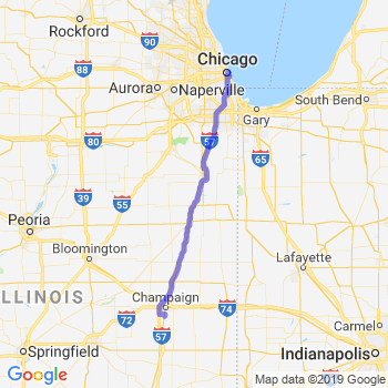 Travel from Savoy to Chicago Loop Limousine service to Chicago Loop