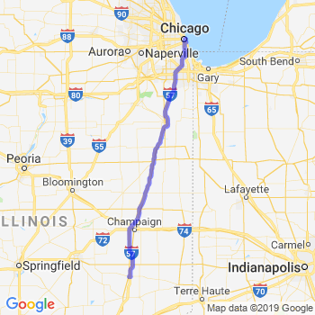 Travel from Arcola to Chicago Loop Limousine service to Chicago Loop