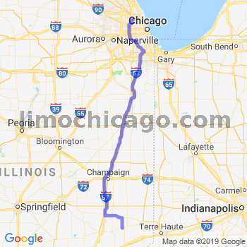 Travel from Ashmore to O'Hare airport Limousine service to O'Hare airport (ORD)