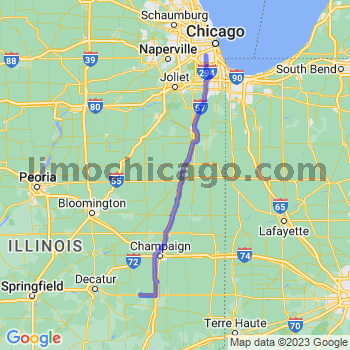 Travel from Atwood to Midway airport Limousine service to Midway airport (MDW)