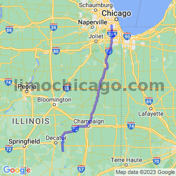 Travel from Dalton City to Midway airport Limousine service to Midway airport (MDW)
