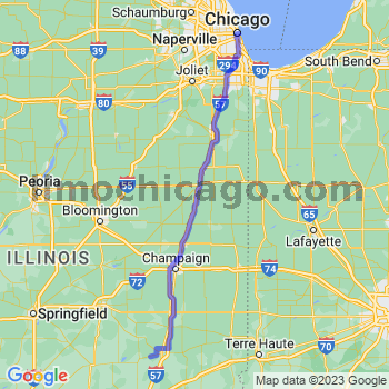 Travel from Gays to Chicago Loop Limousine service to Chicago Loop