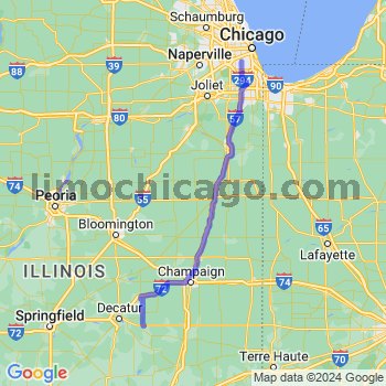 Travel from La Place to Midway airport Limousine service to Midway airport (MDW)