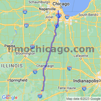 Travel from Mattoon to Midway airport Limousine service to Midway airport (MDW)