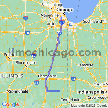Travel from Metcalf to Midway airport Limousine service to Midway airport (MDW)