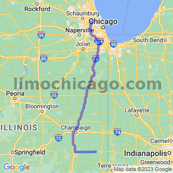 Travel from Metcalf to O'Hare airport Limousine service to O'Hare airport (ORD)