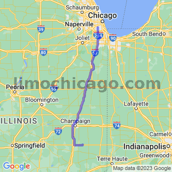 Travel from Murdock to Midway airport Limousine service to Midway airport (MDW)