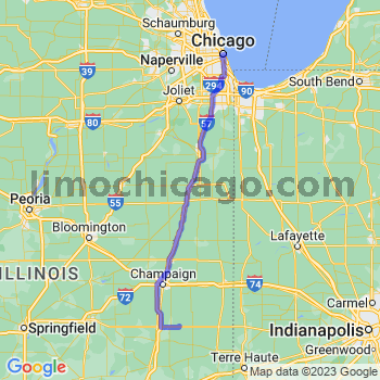 Travel from Murdock to Chicago Loop Limousine service to Chicago Loop