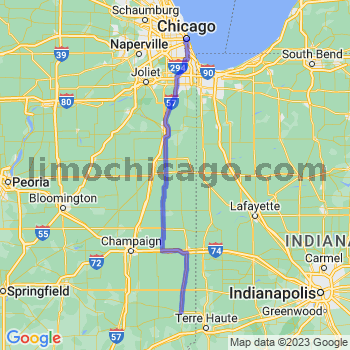 Travel from Paris to Chicago Loop Limousine service to Chicago Loop