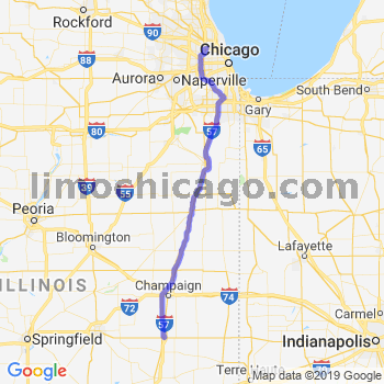 Travel from Tuscola to O'Hare airport Limousine service to O'Hare airport (ORD)