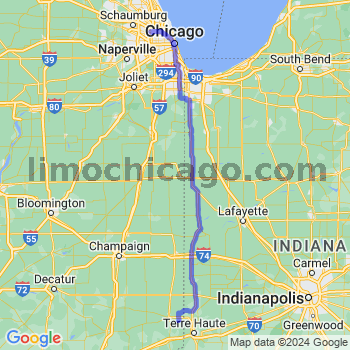Travel from Vermilion to O'Hare airport Limousine service to O'Hare airport (ORD)
