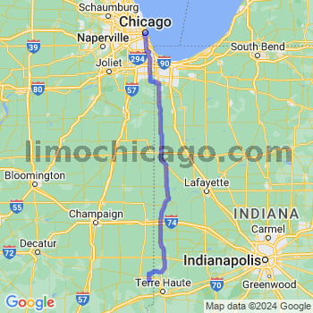 Travel from Vermilion to Chicago Loop Limousine service to Chicago Loop