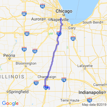 Travel from Villa Grove to Midway airport Limousine service to Midway airport (MDW)