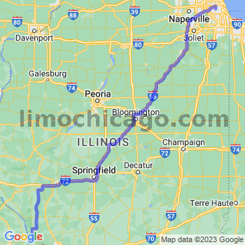Travel from Batchtown to Midway airport Limousine service to Midway airport (MDW)