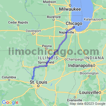 Travel from Batchtown to Chicago Loop Limousine service to Chicago Loop