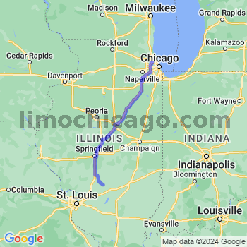 Travel from Coffeen to O'Hare airport Limousine service to O'Hare airport (ORD)