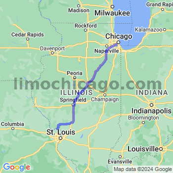 Travel from Elsah to Midway airport Limousine service to Midway airport (MDW)