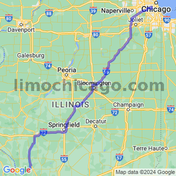 Travel from Fieldon to Midway airport Limousine service to Midway airport (MDW)