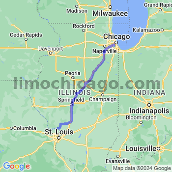 Travel from Godfrey to Midway airport Limousine service to Midway airport (MDW)