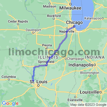 Travel from Golden Eagle to Chicago Loop Limousine service to Chicago Loop