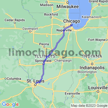 Travel from Granite City to Chicago Loop Limousine service to Chicago Loop