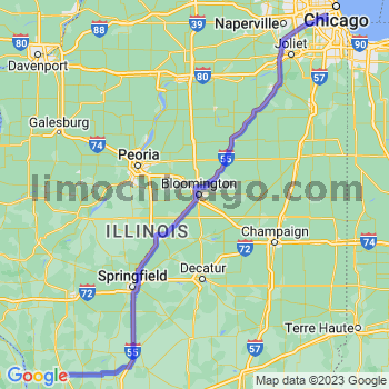 Travel from Jerseyville to Midway airport Limousine service to Midway airport (MDW)
