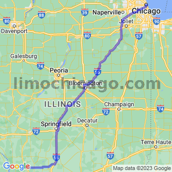 Travel from Jerseyville to Chicago Loop Limousine service to Chicago Loop
