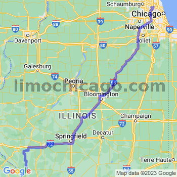Travel from Kampsville to O'Hare airport Limousine service to O'Hare airport (ORD)