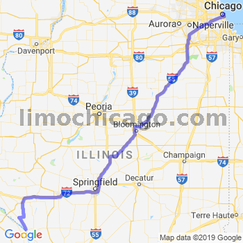 Travel from Mozier to Chicago Loop Limousine service to Chicago Loop