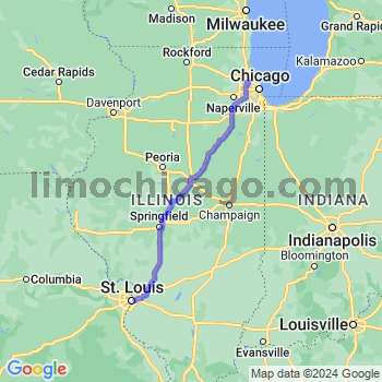 Travel from National Stock Yards to O'Hare airport Limousine service to O'Hare airport (ORD)
