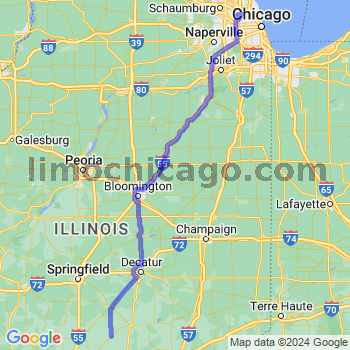 Travel from Nokomis to O'Hare airport Limousine service to O'Hare airport (ORD)