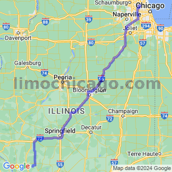 Travel from Rockbridge to O'Hare airport Limousine service to O'Hare airport (ORD)