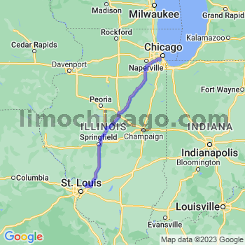 Travel from Roxana to Midway airport Limousine service to Midway airport (MDW)
