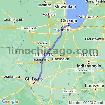 Travel from Roxana to Chicago Loop Limousine service to Chicago Loop